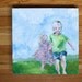 Run - Original Painting Collage
