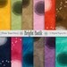 Digital Scrapbook Paper Set -  Bright Batik 12 Sheets - Card Making Paper Crafts Art Journals