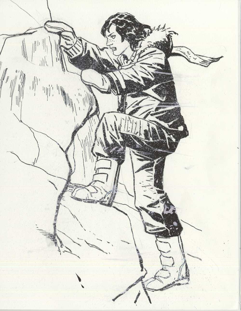 WHITEOUT sketch by Steve Lieber