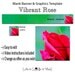 Blank Premade Shop Banner and Graphics Set Template - Vibrant Rose - Add Your Own Text -  Easy to Edit - Video Instructions Included