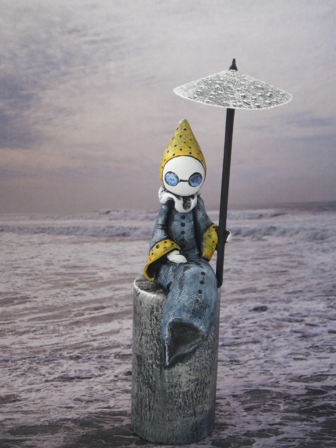 By the Sea - original Poppet - Lisa Snellings