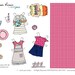 Paper Dolls - PDF Printable - Summer Picnic - 6 dolls and outfits