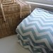 Waterproof Picnic Blanket, Oversized Stumptown Original, Blue Chevron