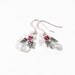 Birthstone Angel Earrings Personalized w Swarvoski Crystals - October's Angel
