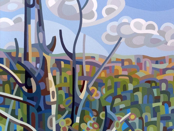 Abstract Fine Art Print - Hockley Valley