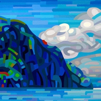 budanArt 8 x 10 Chunky Print - Old Woman Bay
