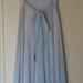 Gunne Sax Blue Dress with Lace and Pearls RARE