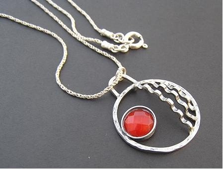 Sunset Silver Necklace