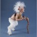 Mean Old Goat - grumpy faun OOAK elderly woman satyr sculpture with pipe and cane