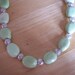 Necklace, Chrysoprase, Silvertone, 19 Inches, www.jodaycraf.etsy.com