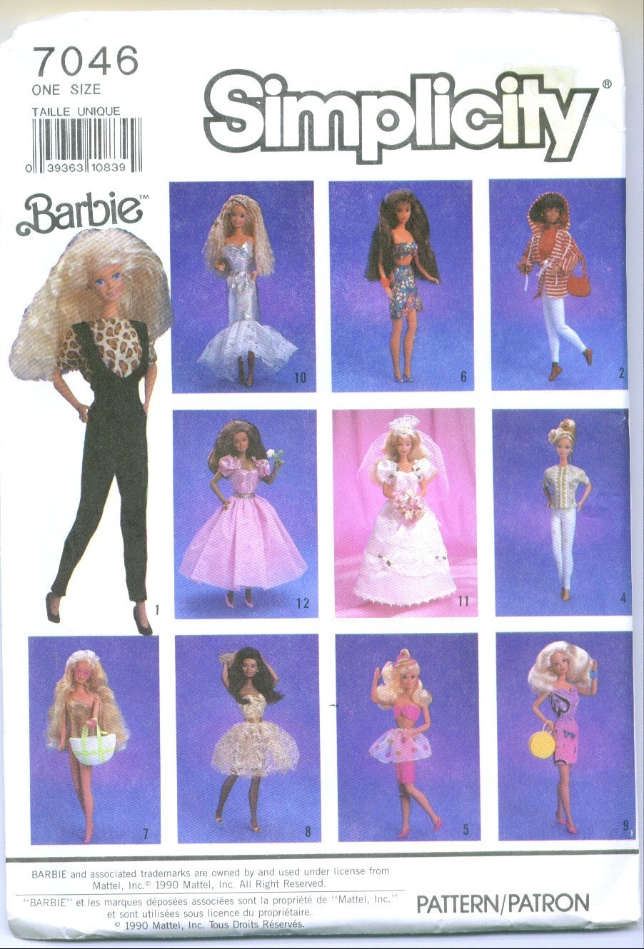 Craft Attic Resources: Barbie Crochet and Sewing Free Patterns