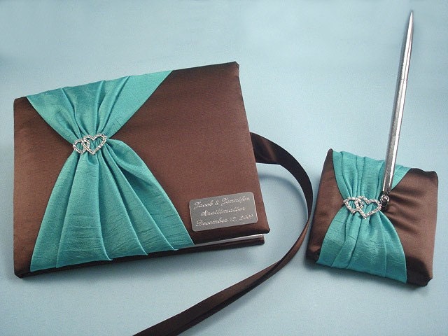 chocolate and turquoise wedding ideas