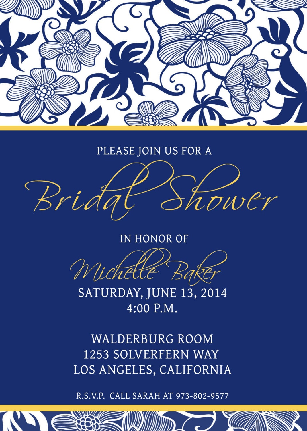 Shower Invitation Template