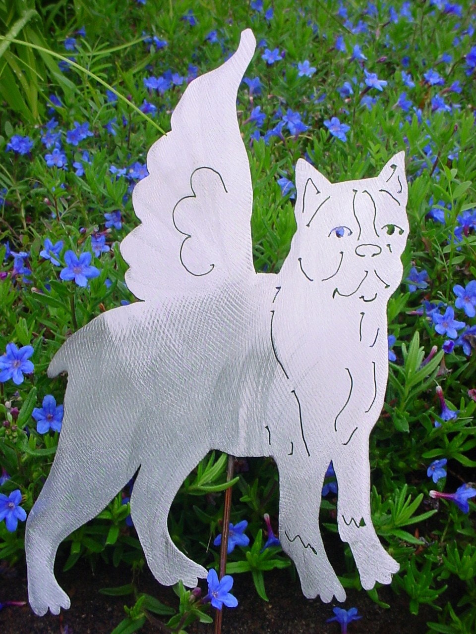 Steel Dog Yard Art
