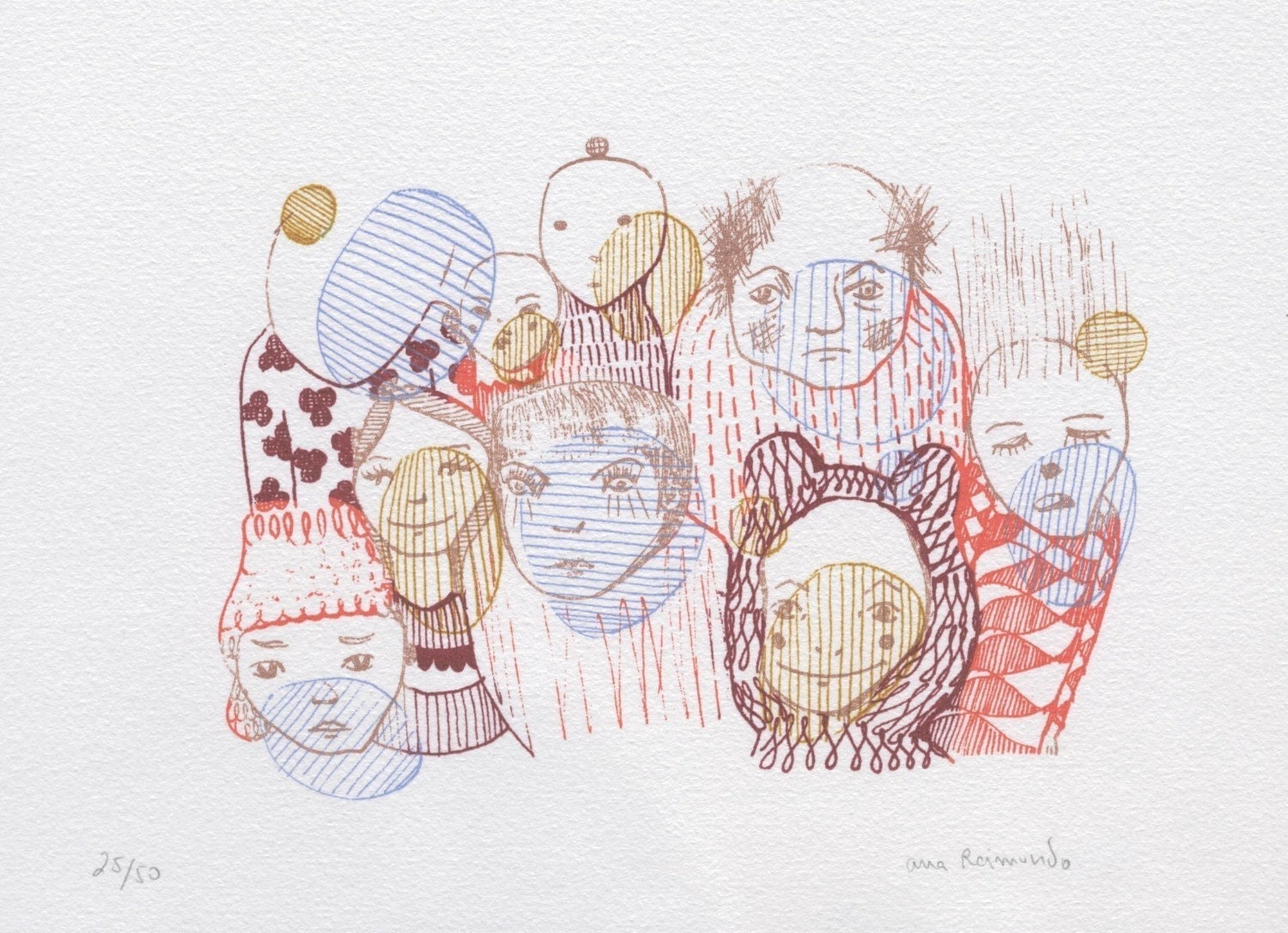 Chez Moi gocco print by Ana Raimondo of Fric de Mentol Chez Moi gocco print by Ana Raimondo of Fric de Mentol