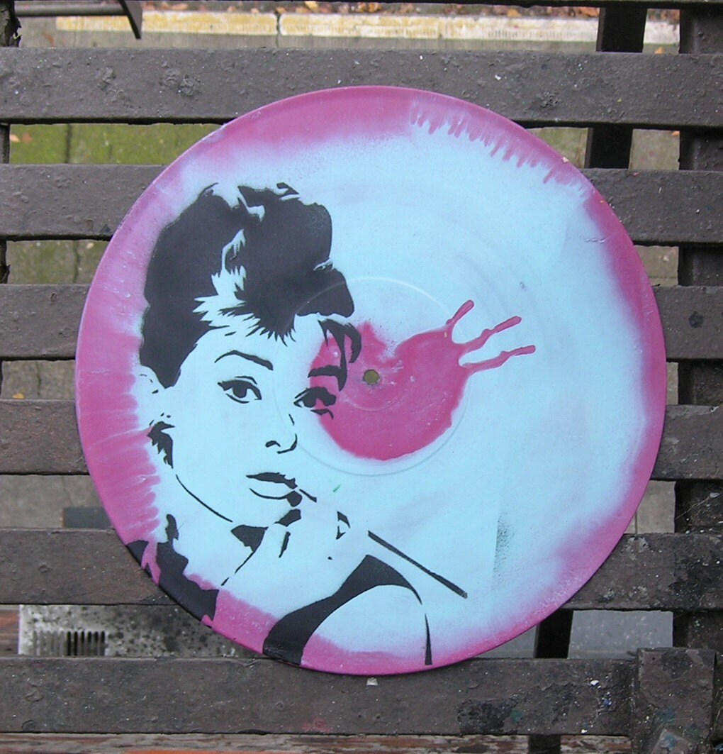 Audrey Hepburn on Record Vinyl