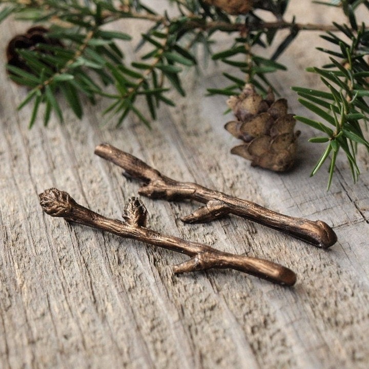 Twig Bobby Pins by WoodlandBelle on etsy