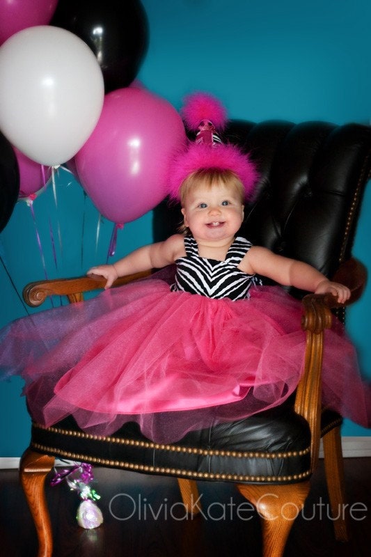 1st Birthday Monogrammed Dress and Birthday Cupcake Jon Jons