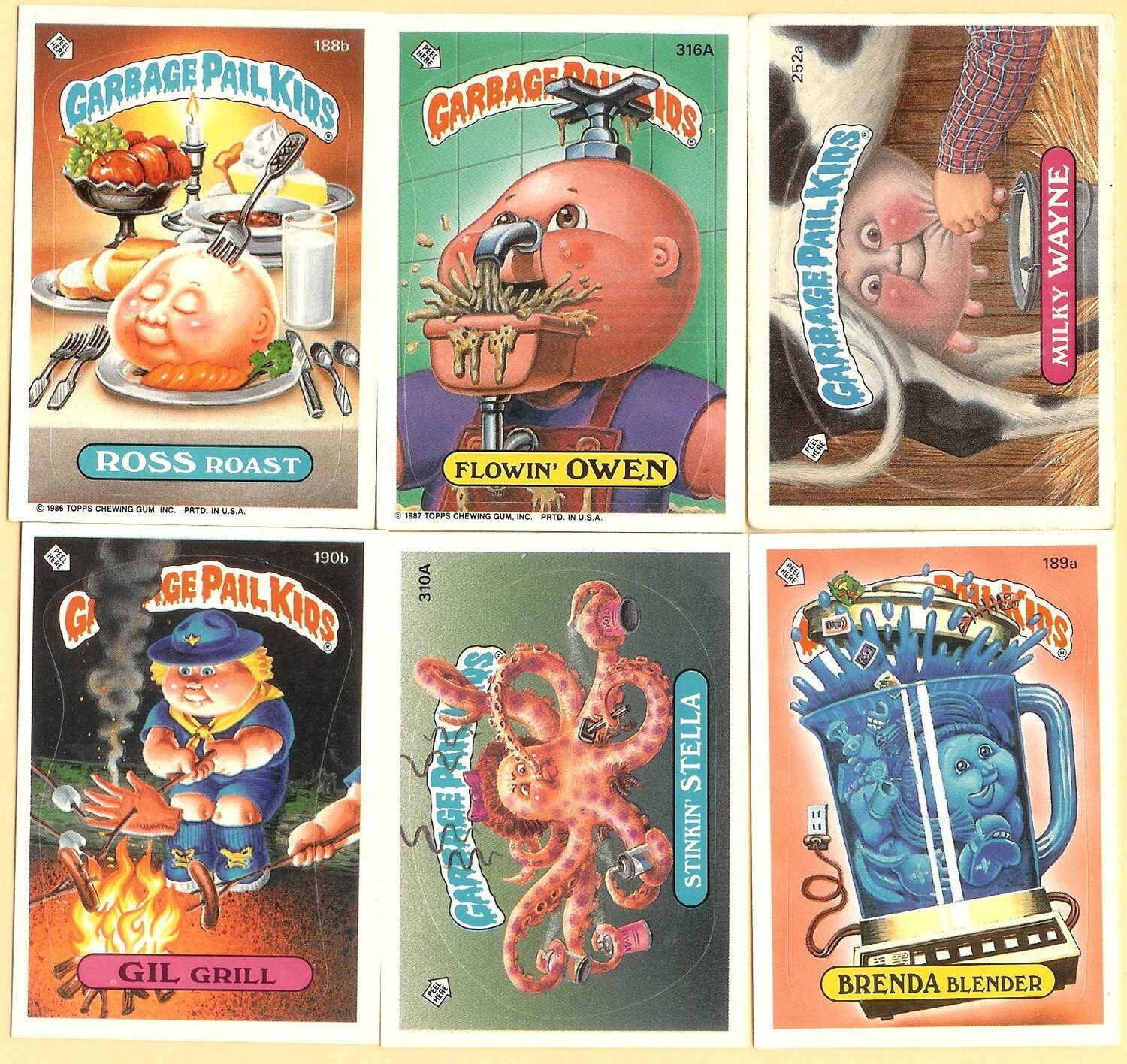 I Remember Trading These At The Bus Stop Garbage Pail Kids Pail