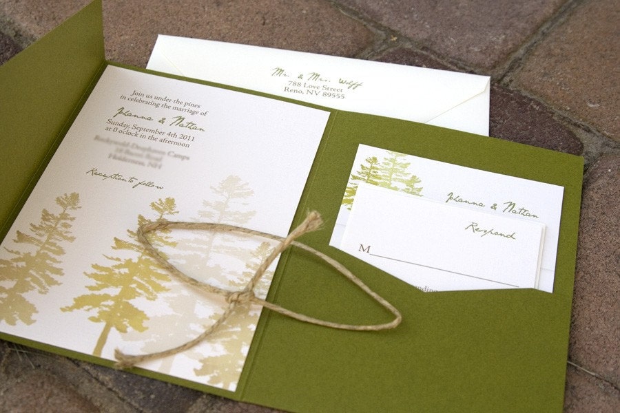 Ultimate Outdoor Wedding Invitation Design Fee From mavora