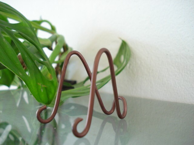 10 pk Small Mini Brown Chocolate wire stand Easel Wedding Table Name Photo