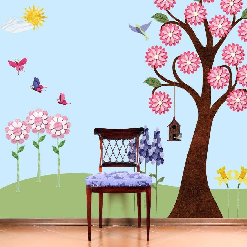 http://www.etsy.com/listing/69875853/flower-garden-wall-stickers-for-girls