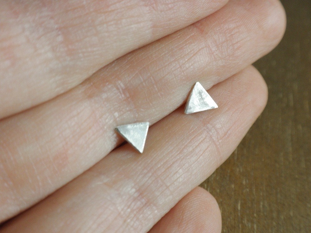 triangle earrings