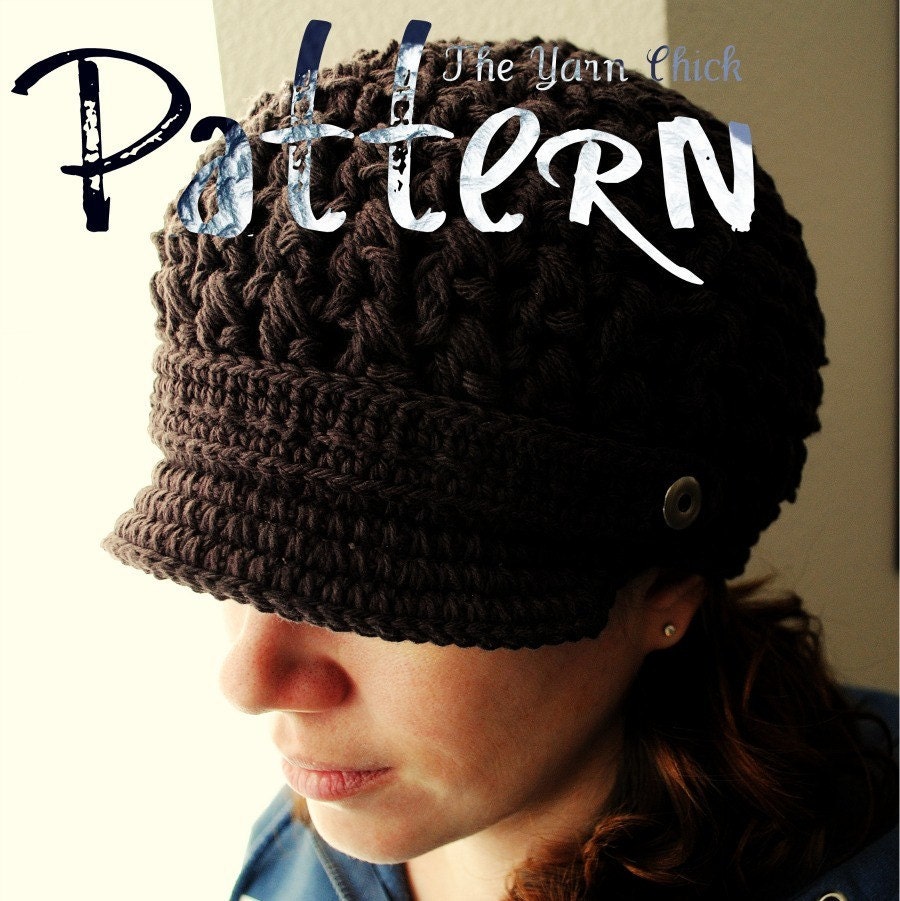 CROCHET hat brim  Patterns beanie  with Crochet crochet  PATTERN pattern BRIM BEANIE