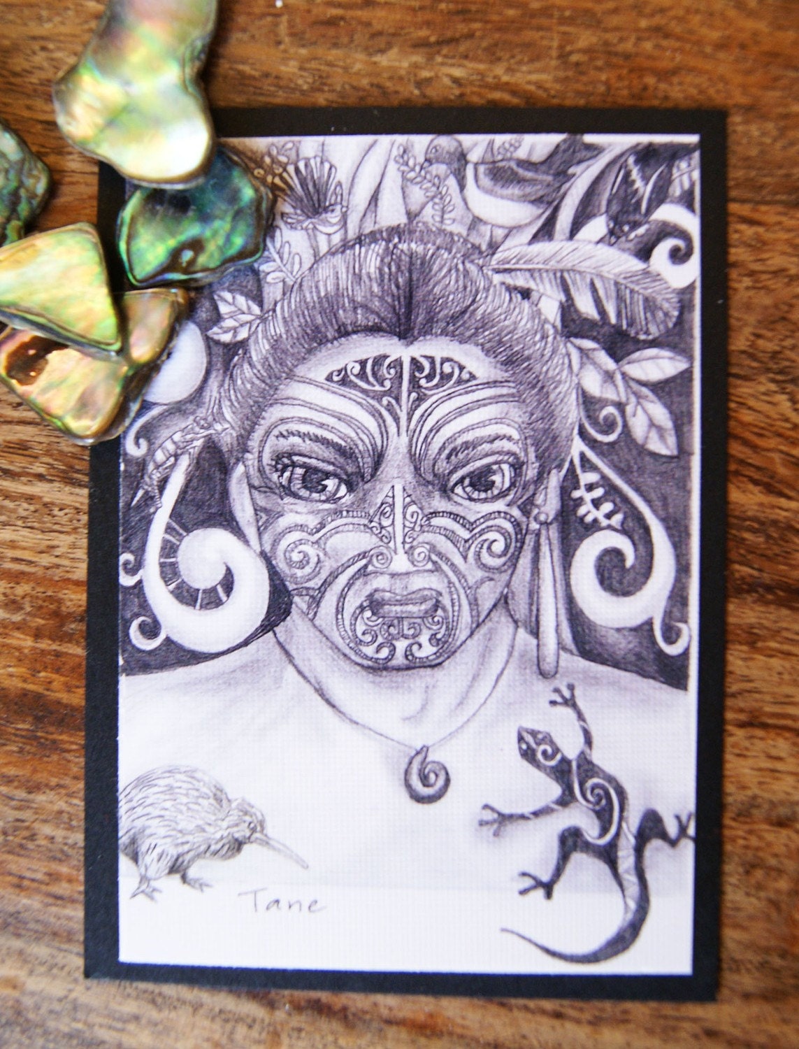 ACEO Print Maori Tribal Myths