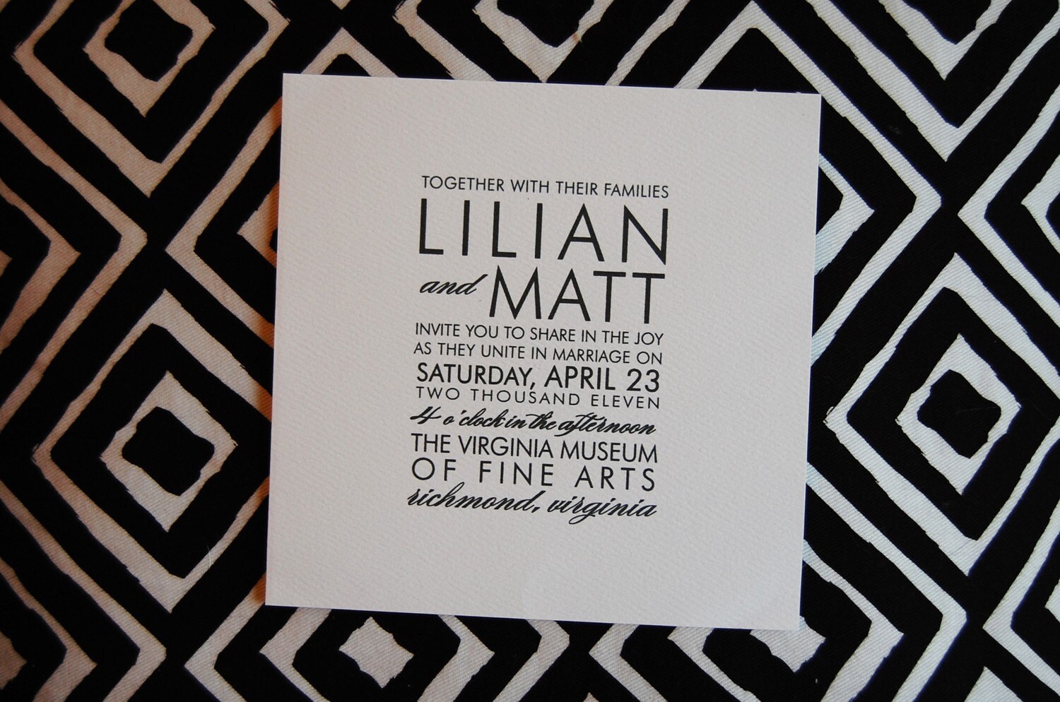 modern wedding invitation designs