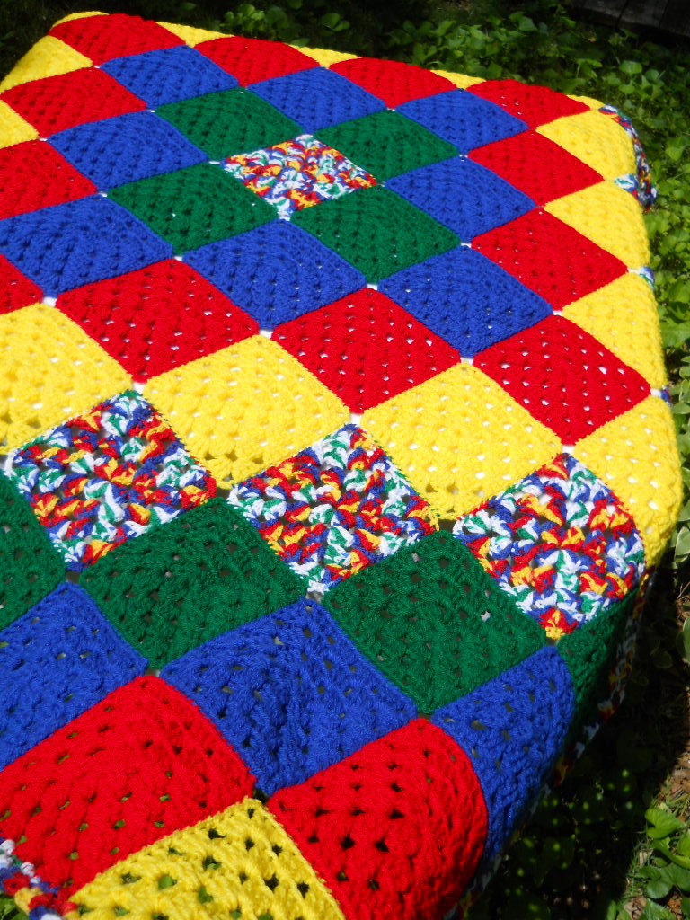 BROOMSTICK LACE AFGHAN SQUARE - Free Crochet Pattern Courtesy of