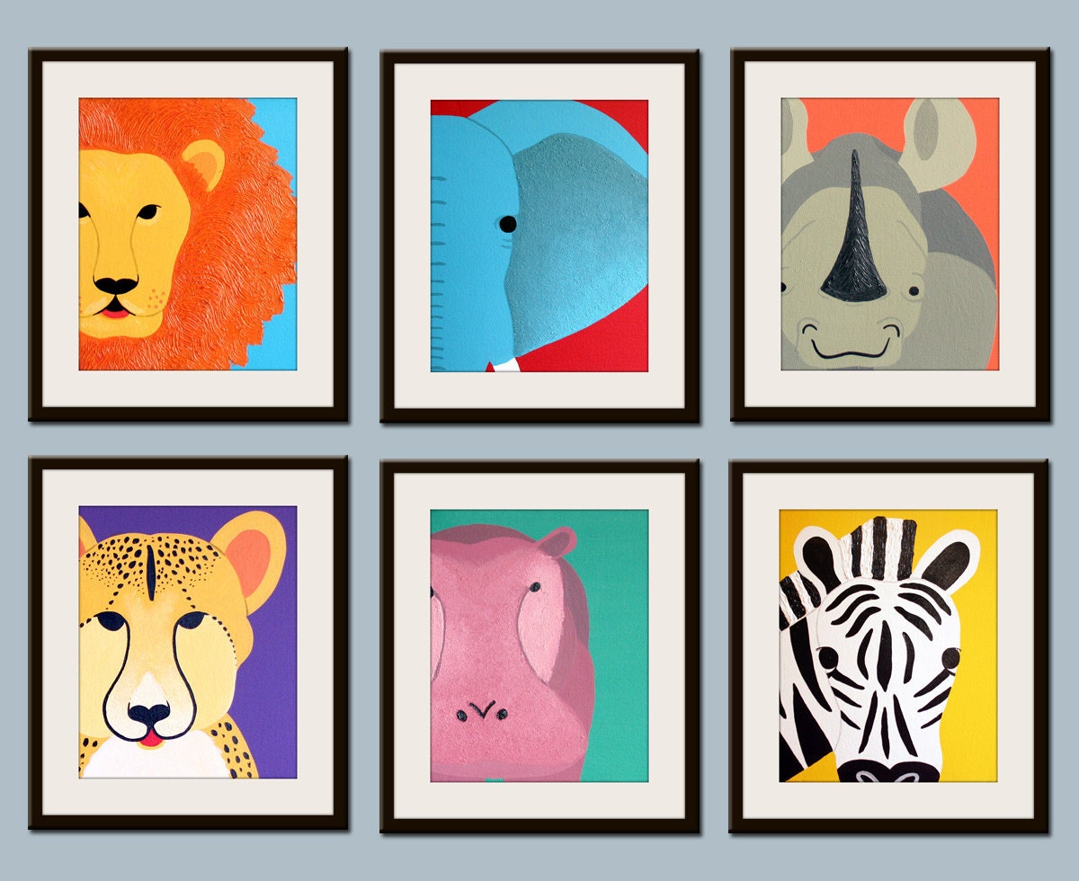 Safari+canvas+art+for+kids