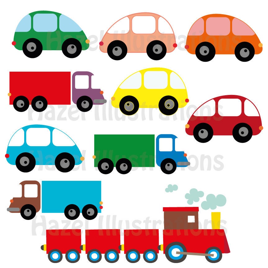clipart cars and trucks - photo #17