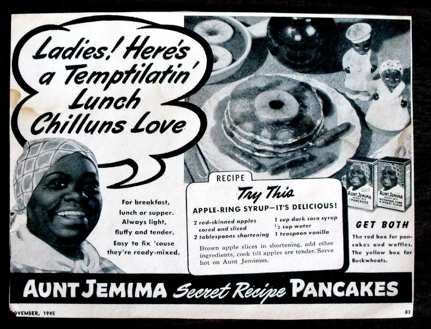 Aunt Jemima Secret Recipe