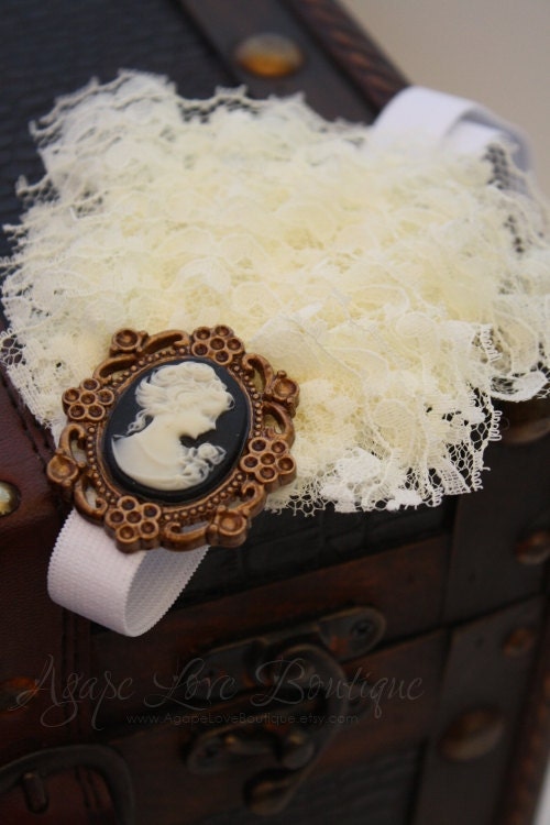 Vintage Lace Headband by Agape Love