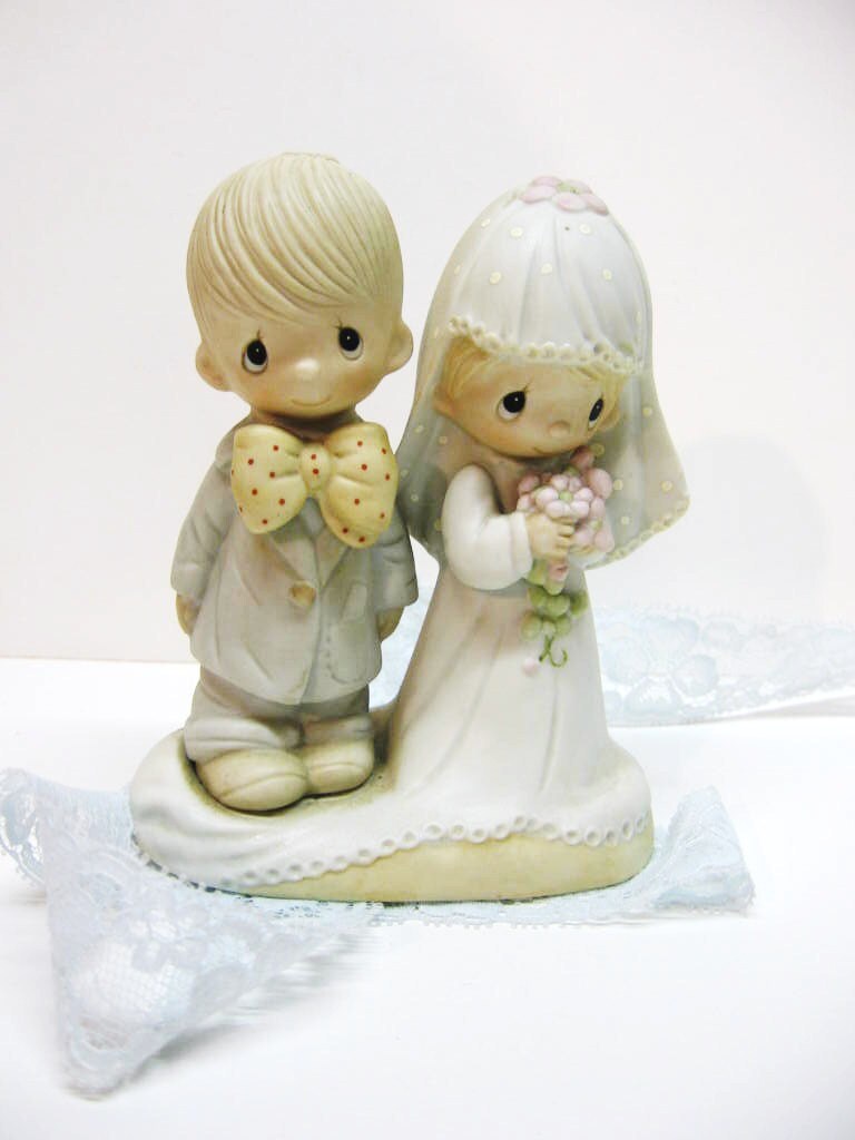 Vintage Wedding Cake Topper