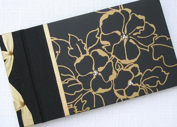 Handmade Guest book Teal French Knots on White Raw Silk - Art by Chapin
