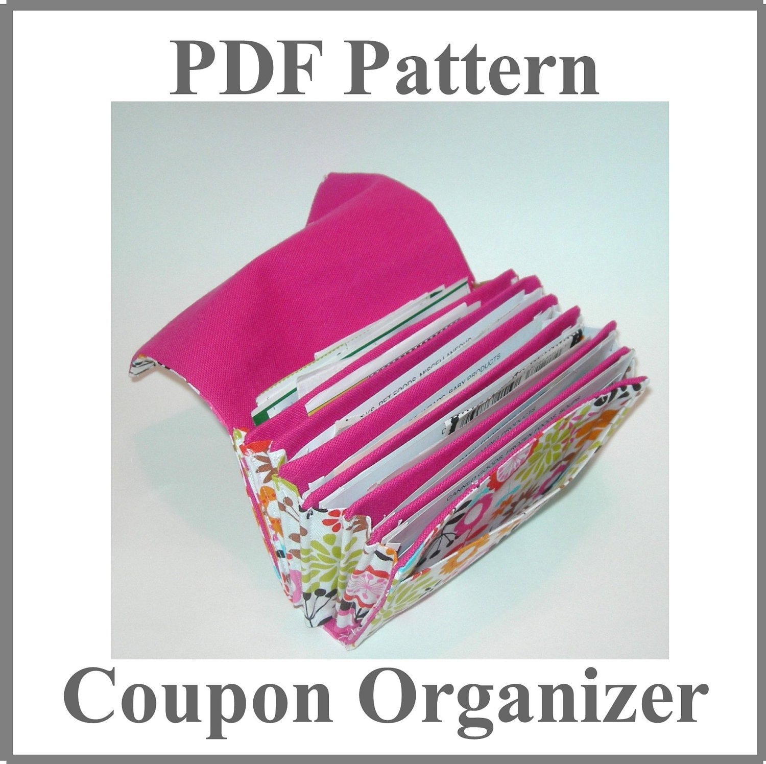 Free coupon caddy pattern