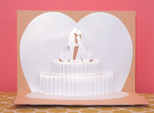 Wedding Cake Popup card