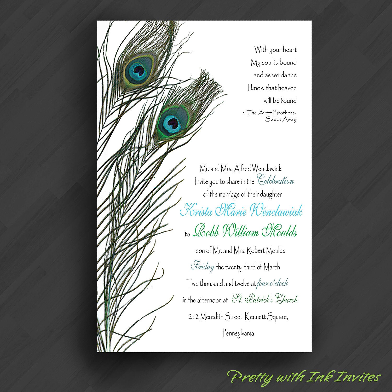 Event Wedding Invitations