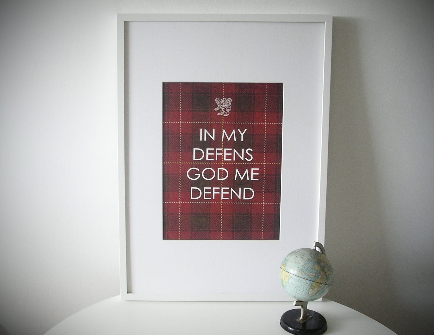 In my defens god me defend