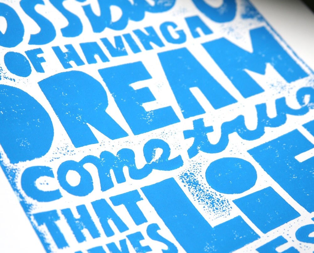 Inspirational Quote Its the
