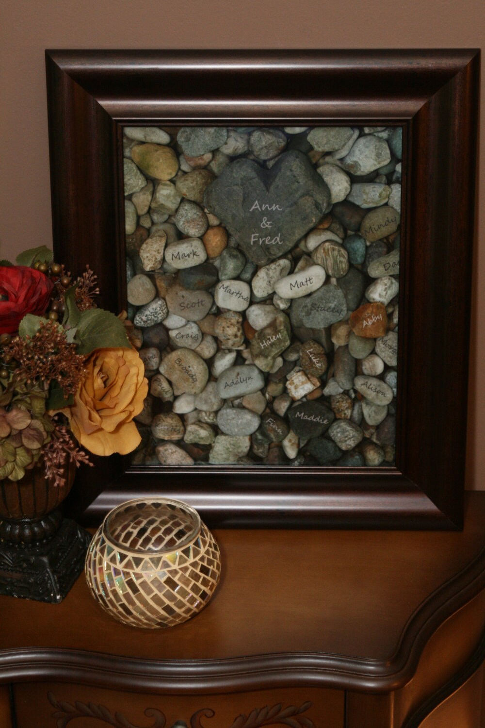 family rocks Custom family tree, Heart shaped rocks, Diy