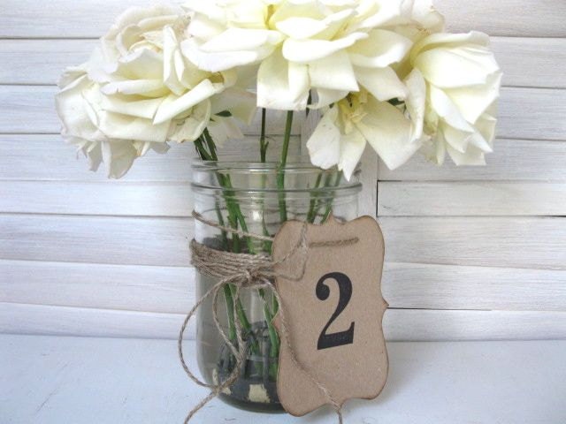 Wedding Table Numbers wedding decor numbers 1 10 From BluePearls