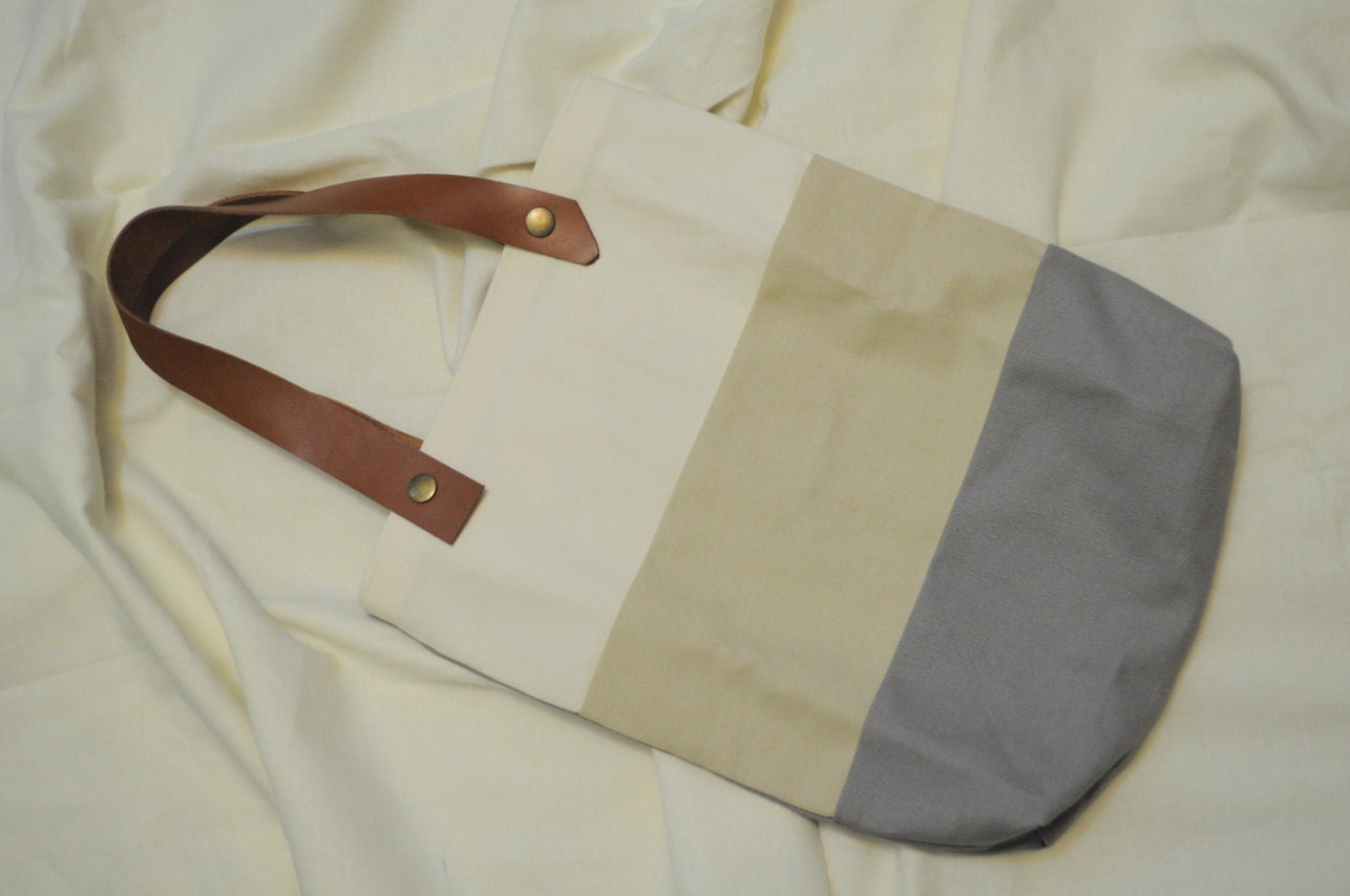 Canvas+bag+with+leather+straps