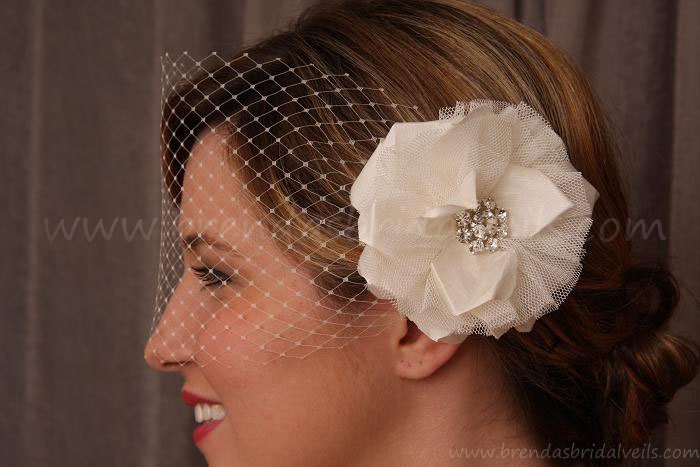 Wedding Hairstyles A Lace HeadbandFlowerVeil Combo