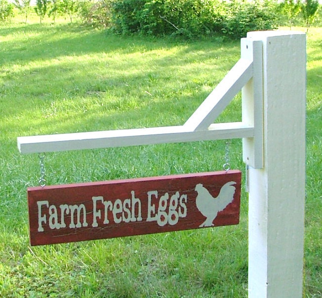 Fresh Egg Sign