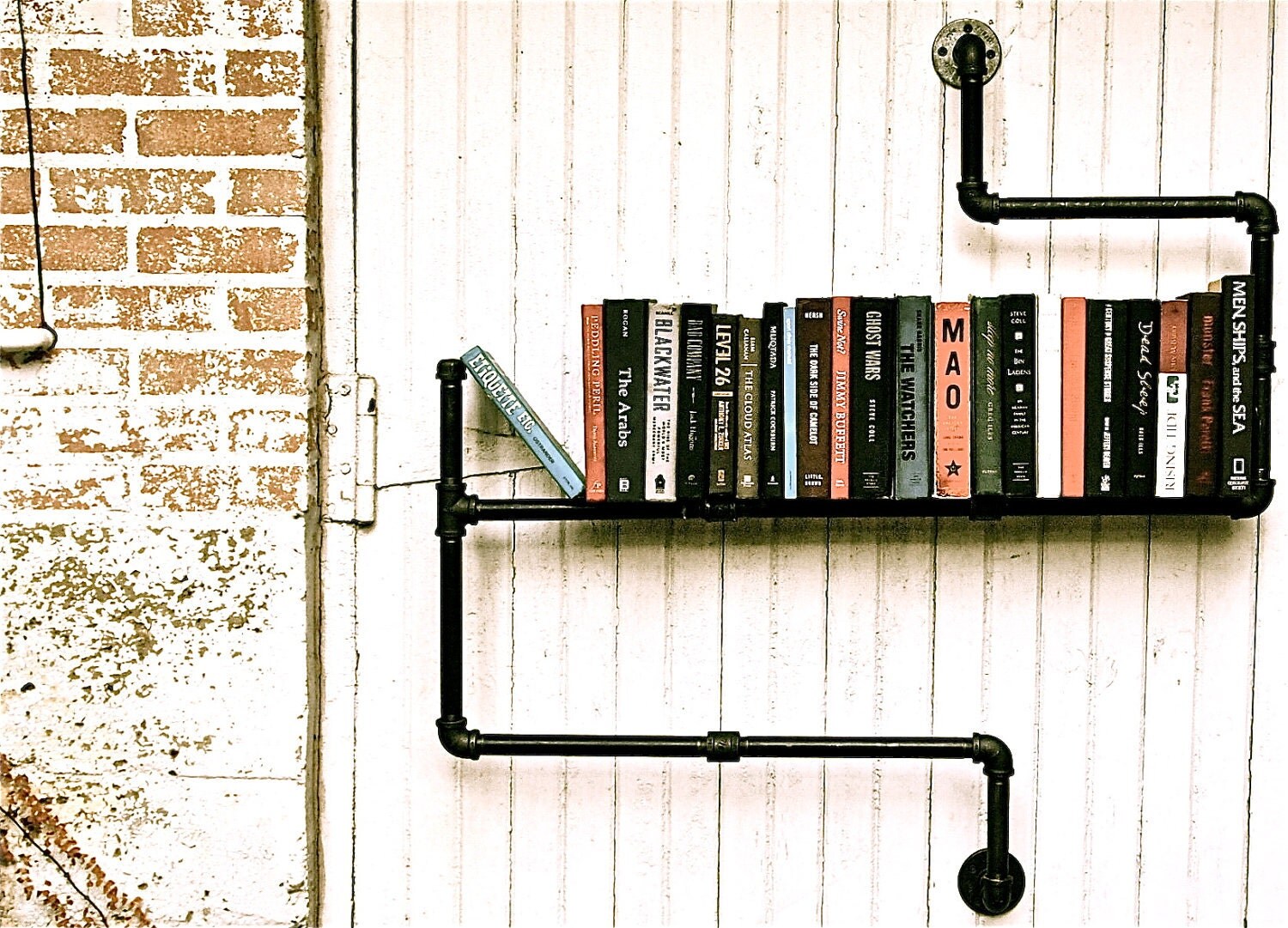 Industrial Pipe Bookshelf Level 3