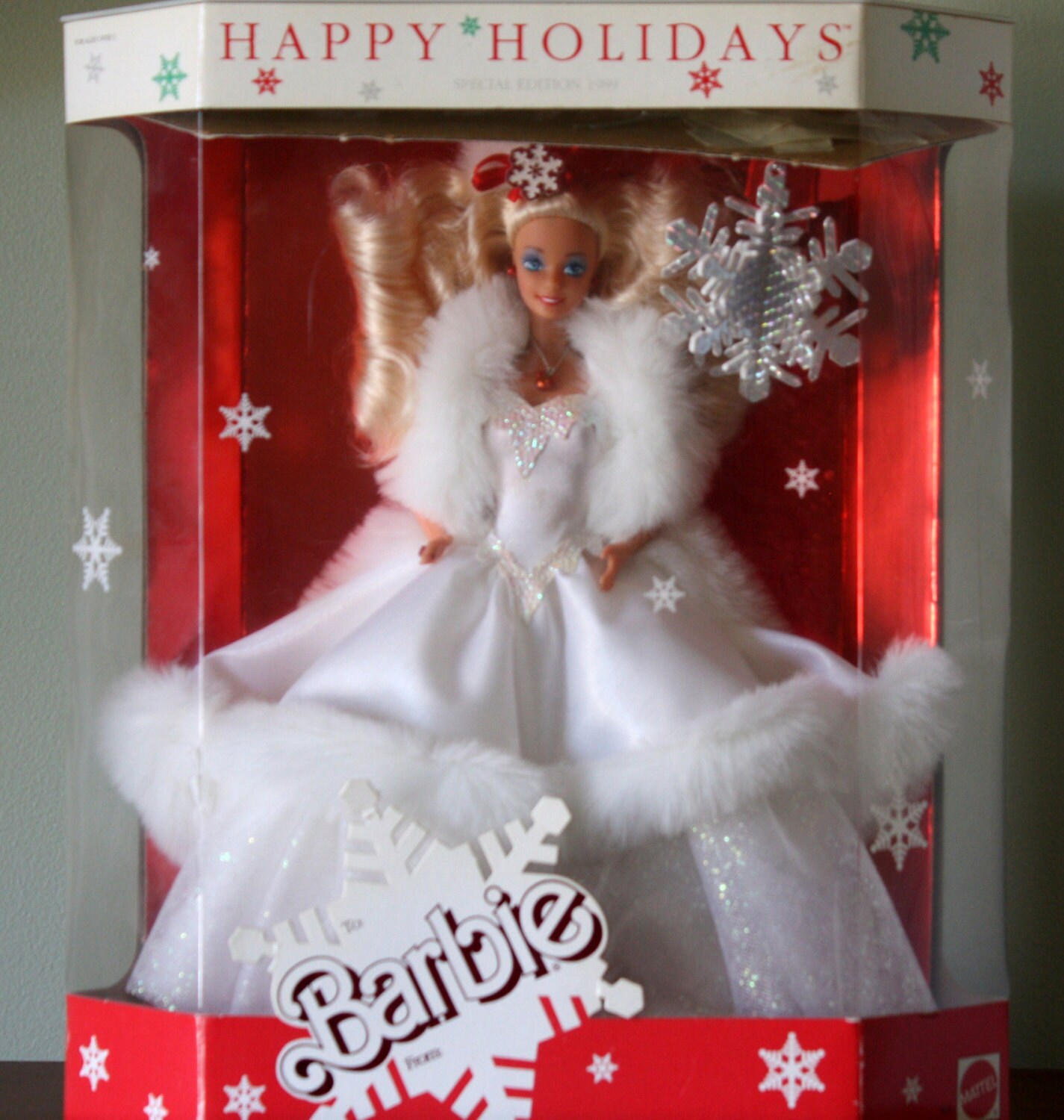 happy holidays barbie 1989 value