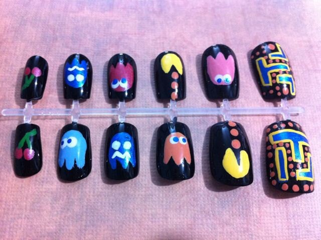 pac man nails